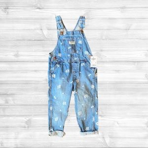 OSHKOSH BGosh’ Toddler Floral Jean Overalls 3T
